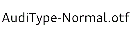 AudiType-Normal.otf