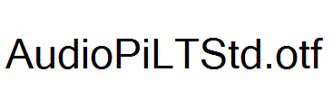 AudioPiLTStd.otf