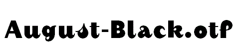 August-Black.otf