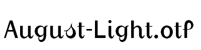 August-Light.otf
