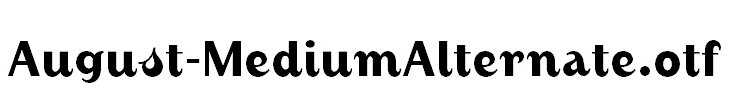 August-MediumAlternate.otf