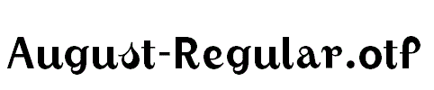 August-Regular.otf