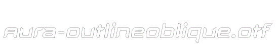 Aura-OutlineOblique.otf