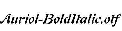 Auriol-BoldItalic.otf