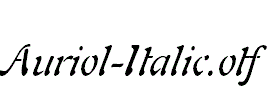 Auriol-Italic.otf