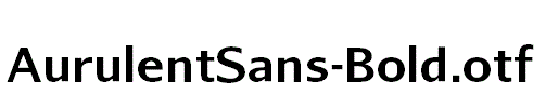 AurulentSans-Bold.otf