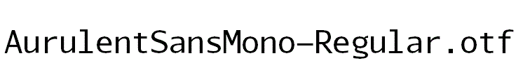 AurulentSansMono-Regular.otf
