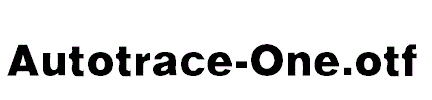 Autotrace-One.otf