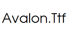 Avalon.Ttf