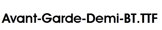 Avant-Garde-Demi-BT.TTF