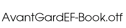 AvantGardEF-Book.otf