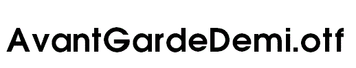 AvantGardeDemi.otf