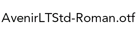 AvenirLTStd-Roman.otf