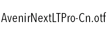 AvenirNextLTPro-Cn.otf