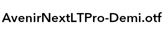 AvenirNextLTPro-Demi.otf