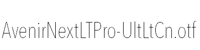 AvenirNextLTPro-UltLtCn.otf