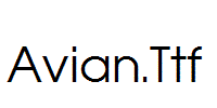 Avian.Ttf