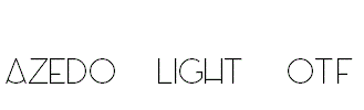 Azedo-Light.otf