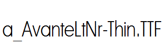 a_AvanteLtNr-Thin.TTF