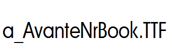 a_AvanteNrBook.TTF