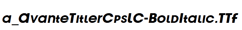 a_AvanteTitlerCpsLC-BoldItalic.TTF