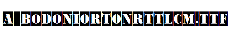 a_BodoniOrtoNrTtlCm.Ttf