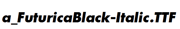 a_FuturicaBlack-Italic.TTF