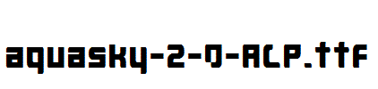 aquasky-2-0-ALP.ttf