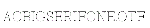 ACBigSerifOne.otf