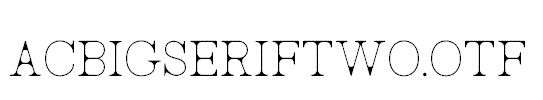 ACBigSerifTwo.otf