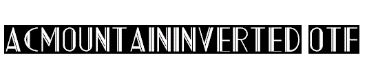 ACMountainInverted.otf