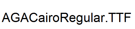 AGACairoRegular.TTF