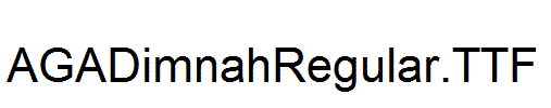 AGADimnahRegular.TTF