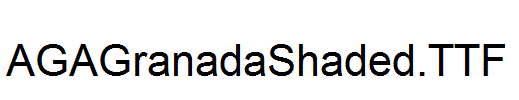 AGAGranadaShaded.TTF