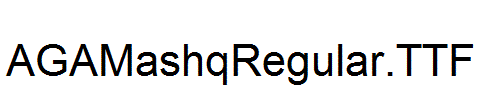 AGAMashqRegular.TTF