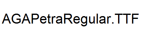 AGAPetraRegular.TTF