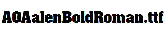 AGAalenBoldRoman.ttf