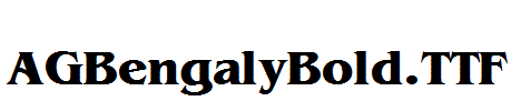 AGBengalyBold.TTF