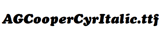 AGCooperCyrItalic.ttf