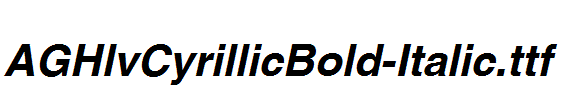 AGHlvCyrillicBold-Italic.ttf
