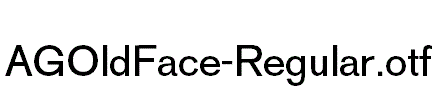 AGOldFace-Regular.otf