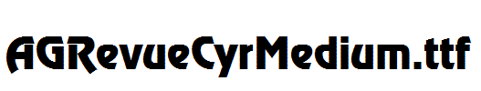 AGRevueCyrMedium.ttf