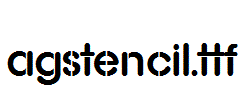 AGStencil.ttf