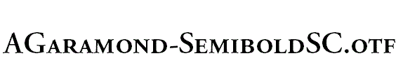AGaramond-SemiboldSC.otf
