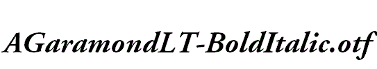 AGaramondLT-BoldItalic.otf