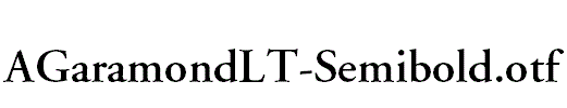 AGaramondLT-Semibold.otf