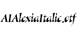 AIAlexiaItalic.otf