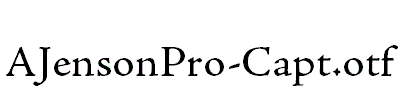 AJensonPro-Capt.otf