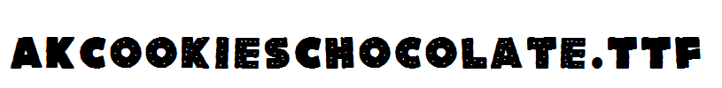 AKCookiesChocolate.TTF