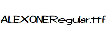 ALEXONERegular.ttf